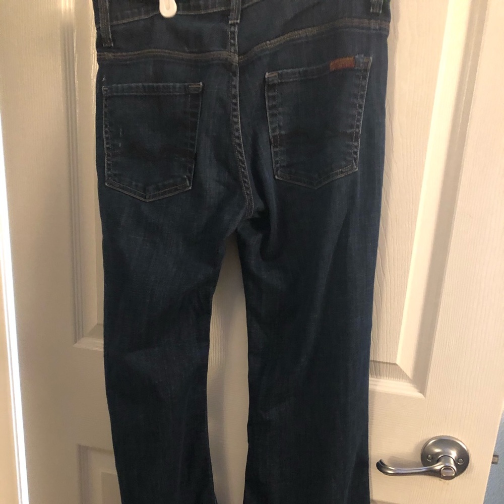 7 for all mankind flare jeans size 28.